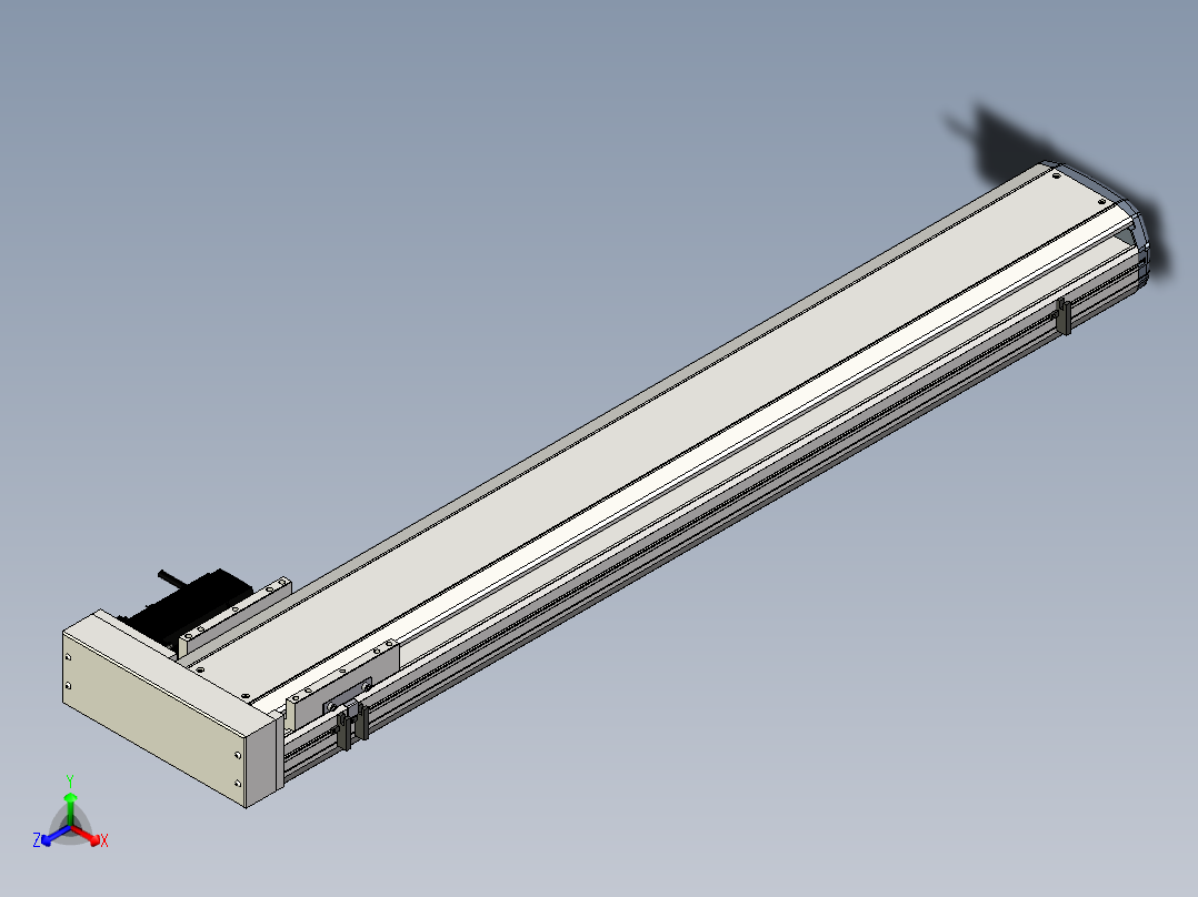 Toyo东佑达直线模组-ETH17-1050-BR-M75正等轴测图