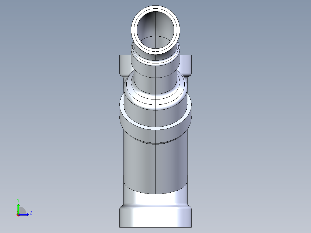船舶管路系统S12_SeaDrainPLUS_DoubleComboReducingWye-SxSxSxS_37E268232_3x2in Sea Drain Plus - Double Combo Reducing Wye - SxSxSxS左视图