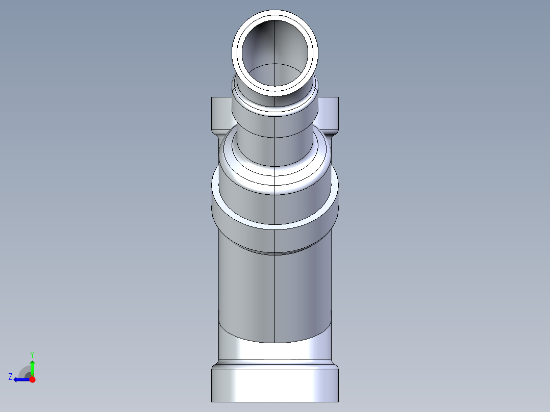 船舶管路系统S12_SeaDrainPLUS_DoubleComboReducingWye-SxSxSxS_37E268232_3x2in Sea Drain Plus - Double Combo Reducing Wye - SxSxSxS右视图