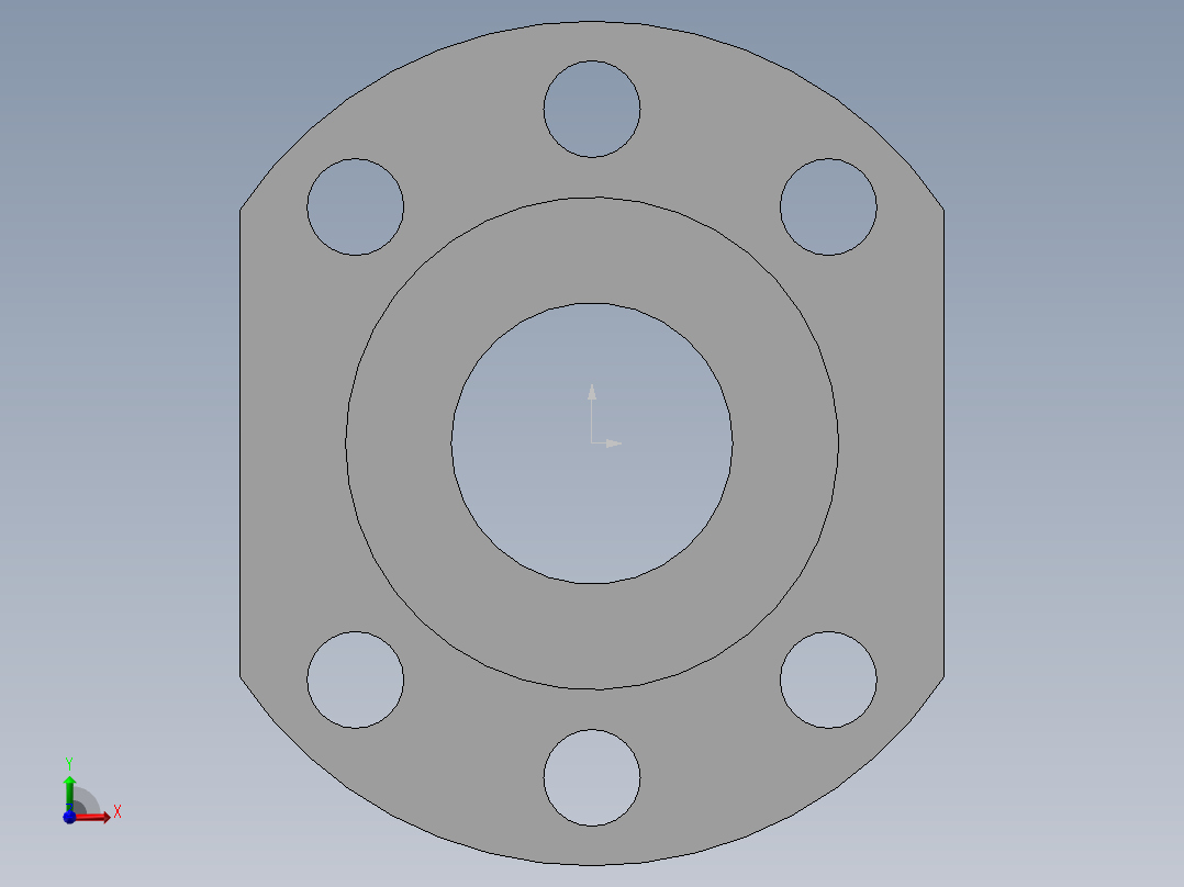 x16丝杆螺母前视图