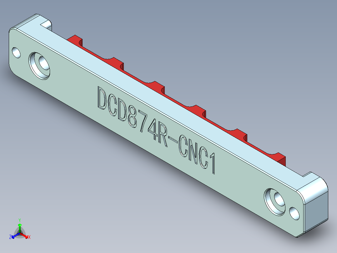DCD874R(CAZ40)-CNC1-GAIBAN-1116正等轴测图