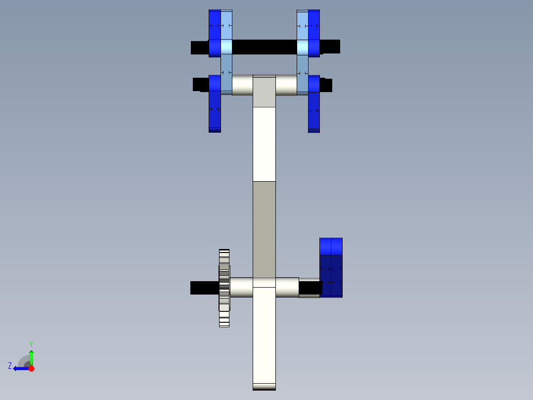 nventor 乐高工艺夹具右视图
