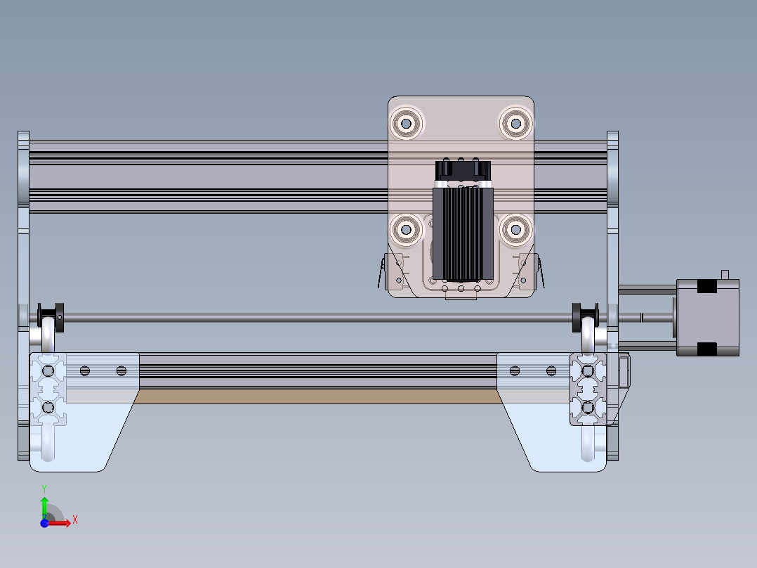 A17-DIY CNC laser engraver前视图