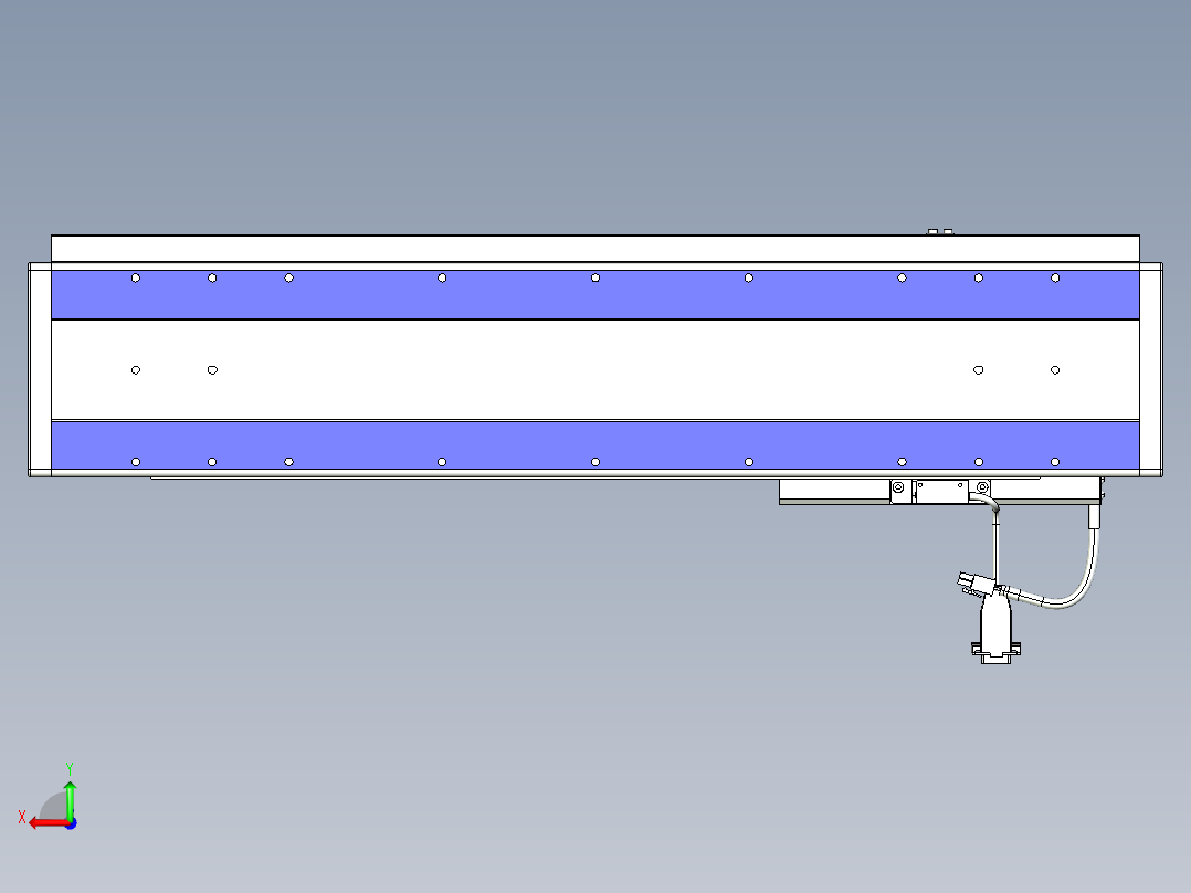 威洛博VL系列直线电机模组-VL14S3-S450后视图