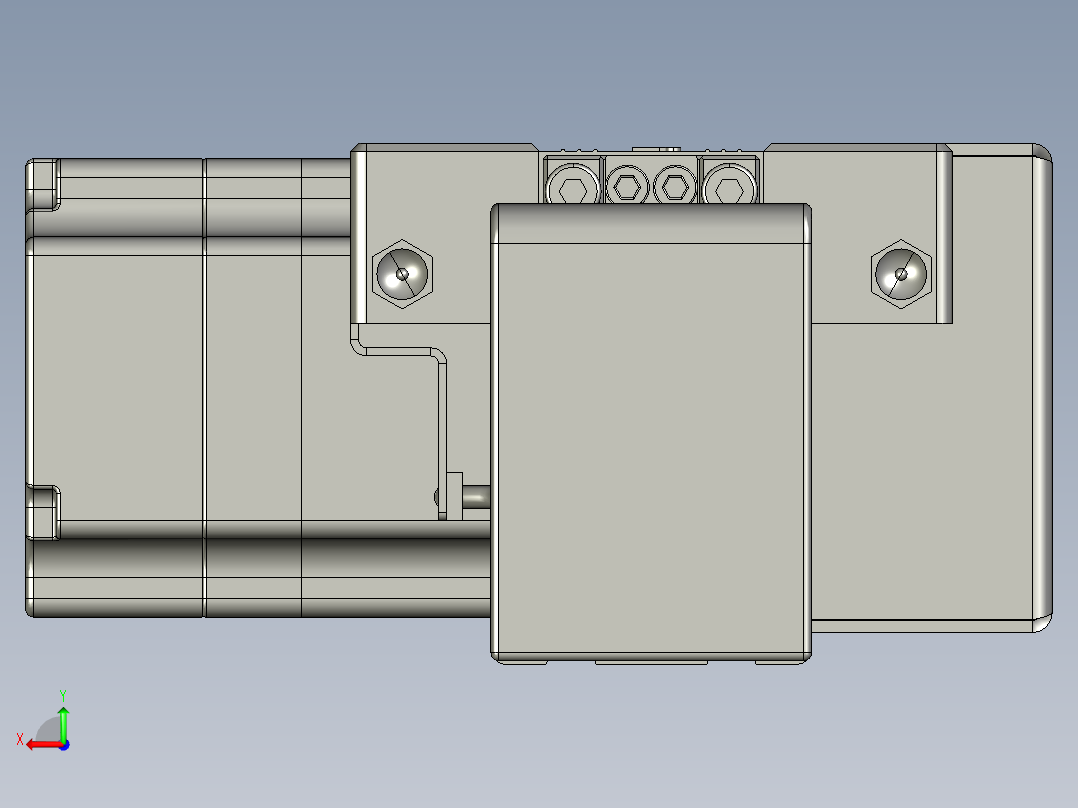 威洛博直线电机模组EB4-L40-S100-BR-57-MS3后视图