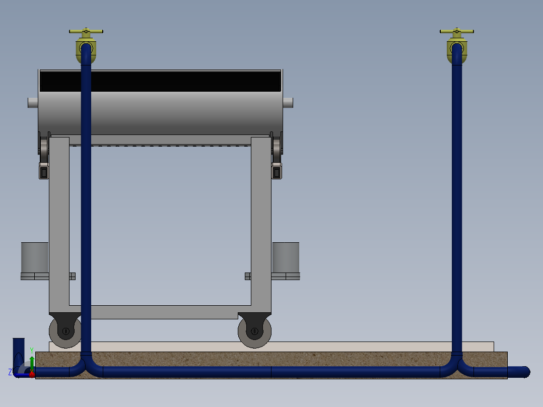 灌溉系统右视图