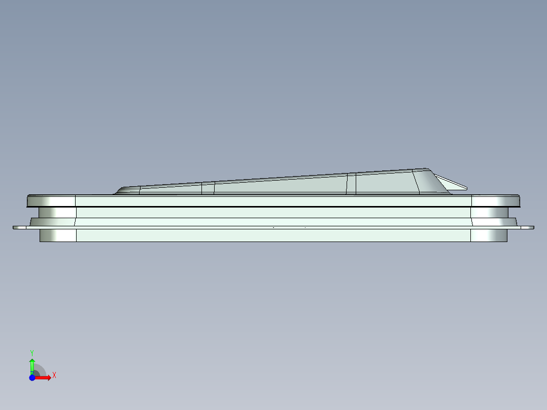 客车安全天窗前视图