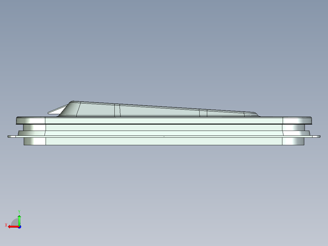 客车安全天窗后视图