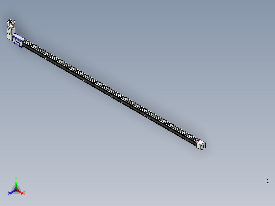 威洛博LB.GB同步带传动--欧规系列GB8-L192-S3550-BR-P75-K正等轴测图