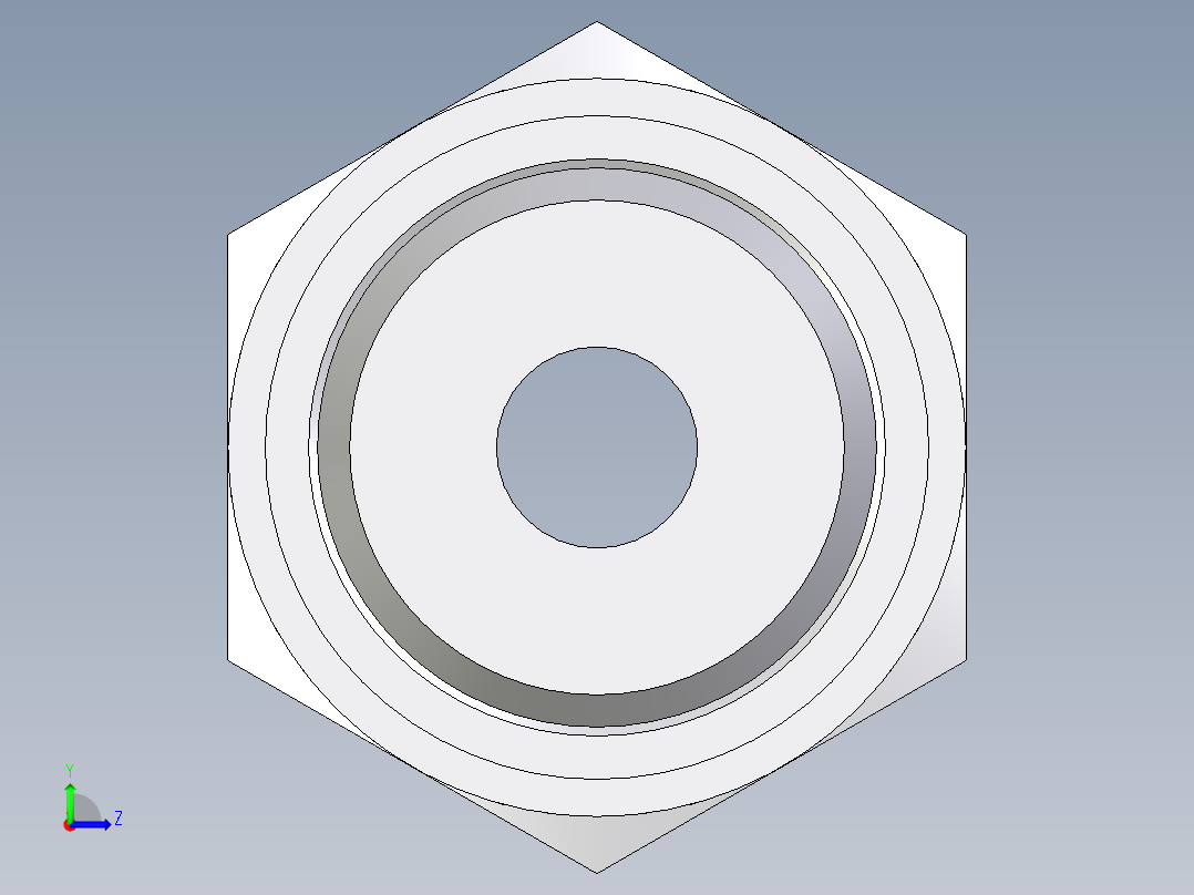 卡套式工业通用硬管接头EO_Swivel_connector_EGE10SREDCF左视图