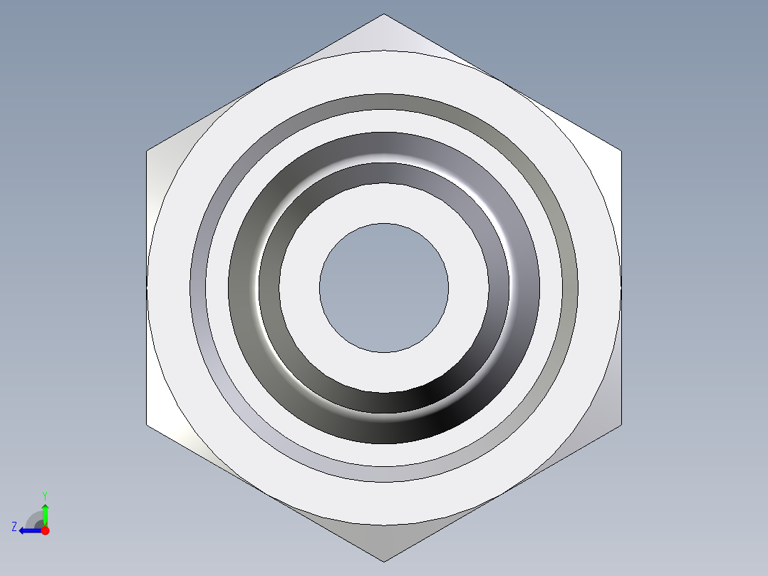 卡套式工业通用硬管接头EO_Swivel_connector_EGE10SREDCF右视图