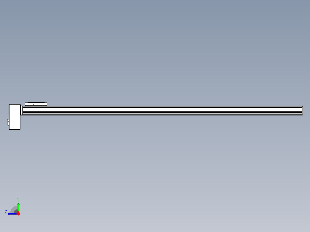 同步带全封闭直线模组TPA-HCB-105D-90-L1450-RP-Y-P20-N3右视图