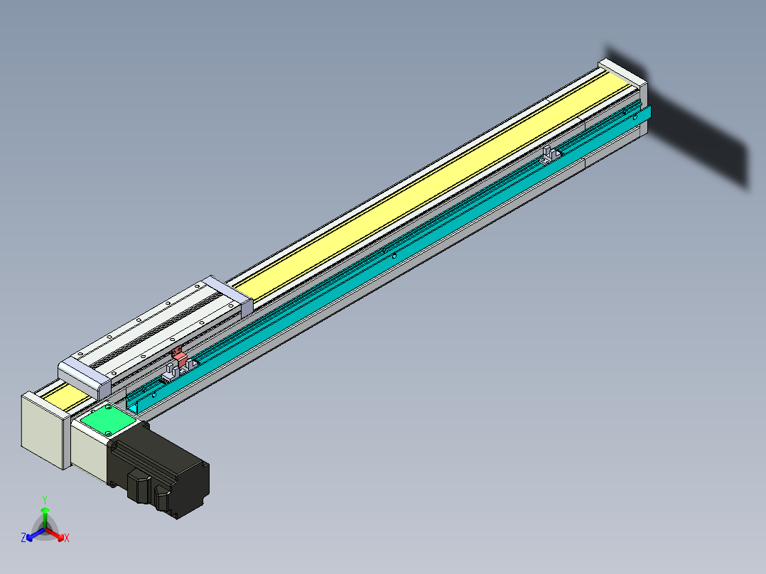 欧规系列-LB6-L130-C-S550-BL-P40-D3正等轴测图