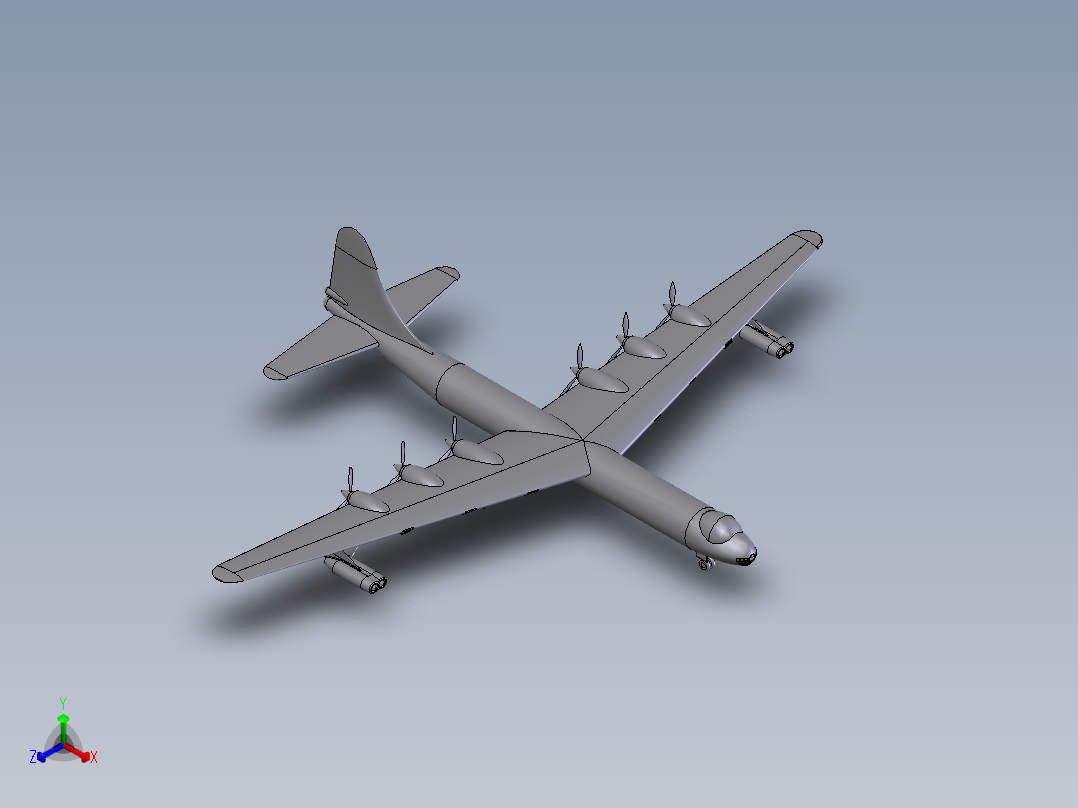 飞机1 (18)正等轴测图