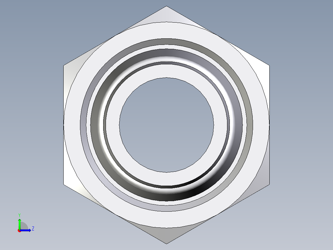 卡套式工业通用硬管接头EO_Distance_piece_adapter_DA30ZSCF左视图