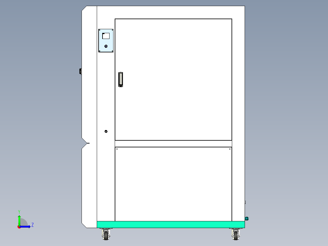 恒温恒湿箱左视图