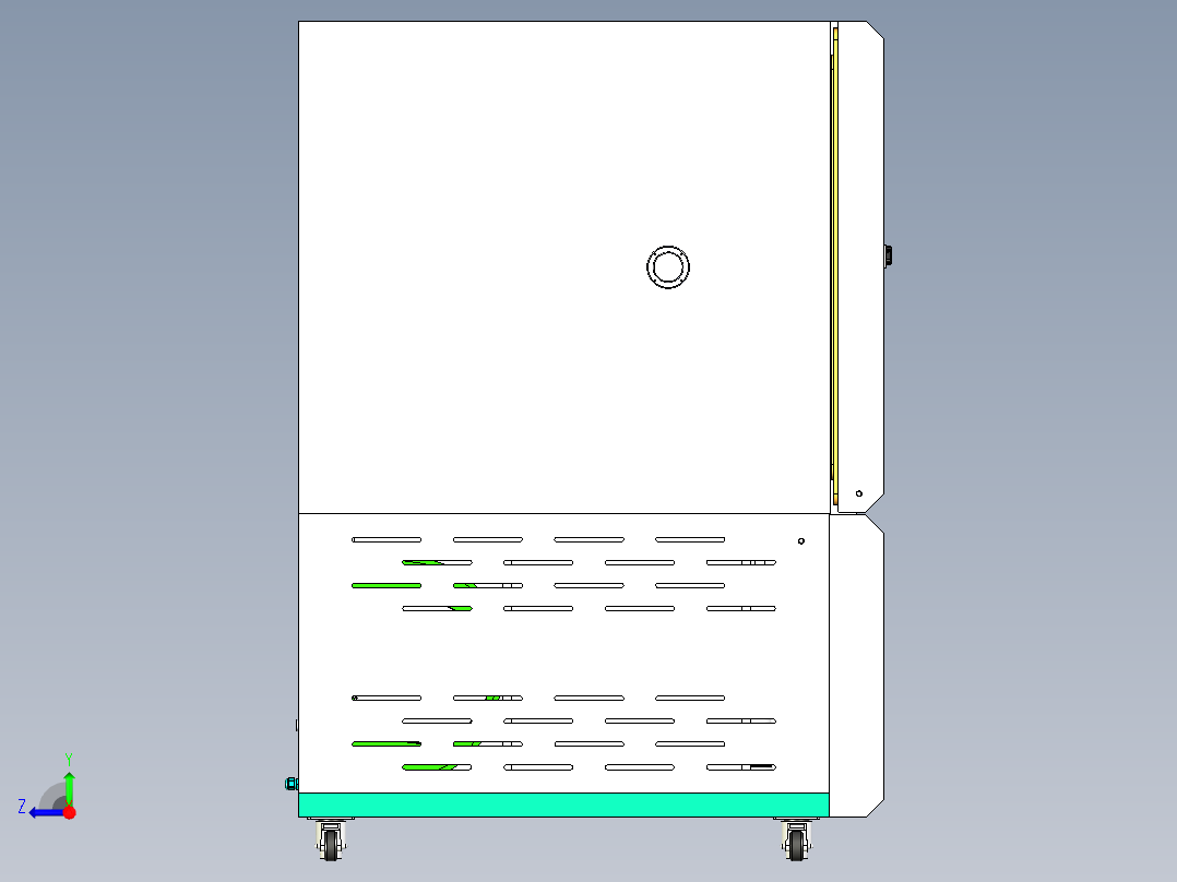 恒温恒湿箱右视图