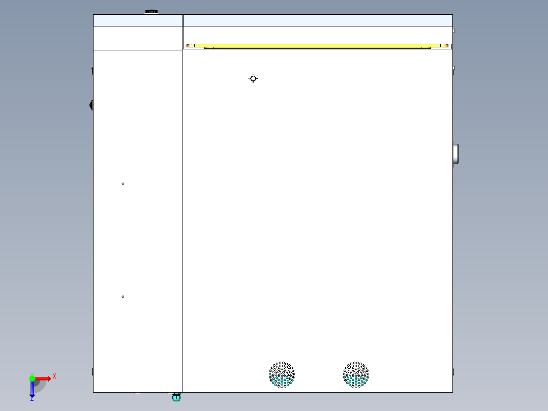 恒温恒湿箱俯视图