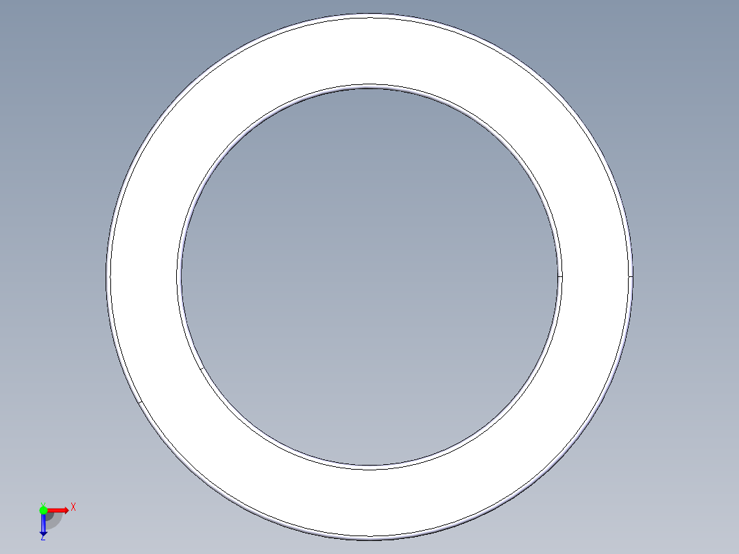 平面推力球轴承51110俯视图