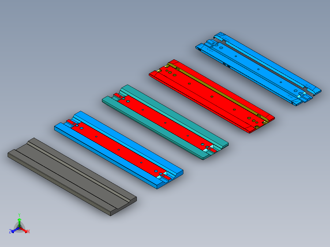GXT-0722正等轴测图