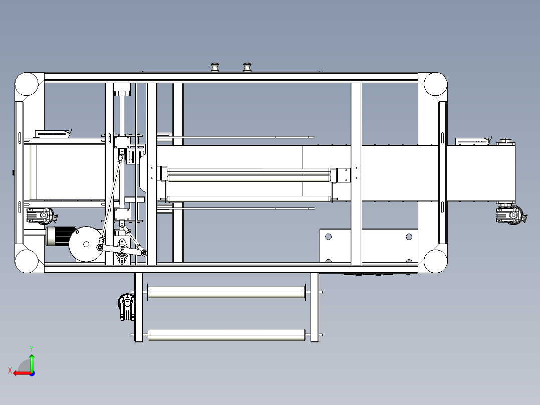 桶装水全自动套袋机step后视图