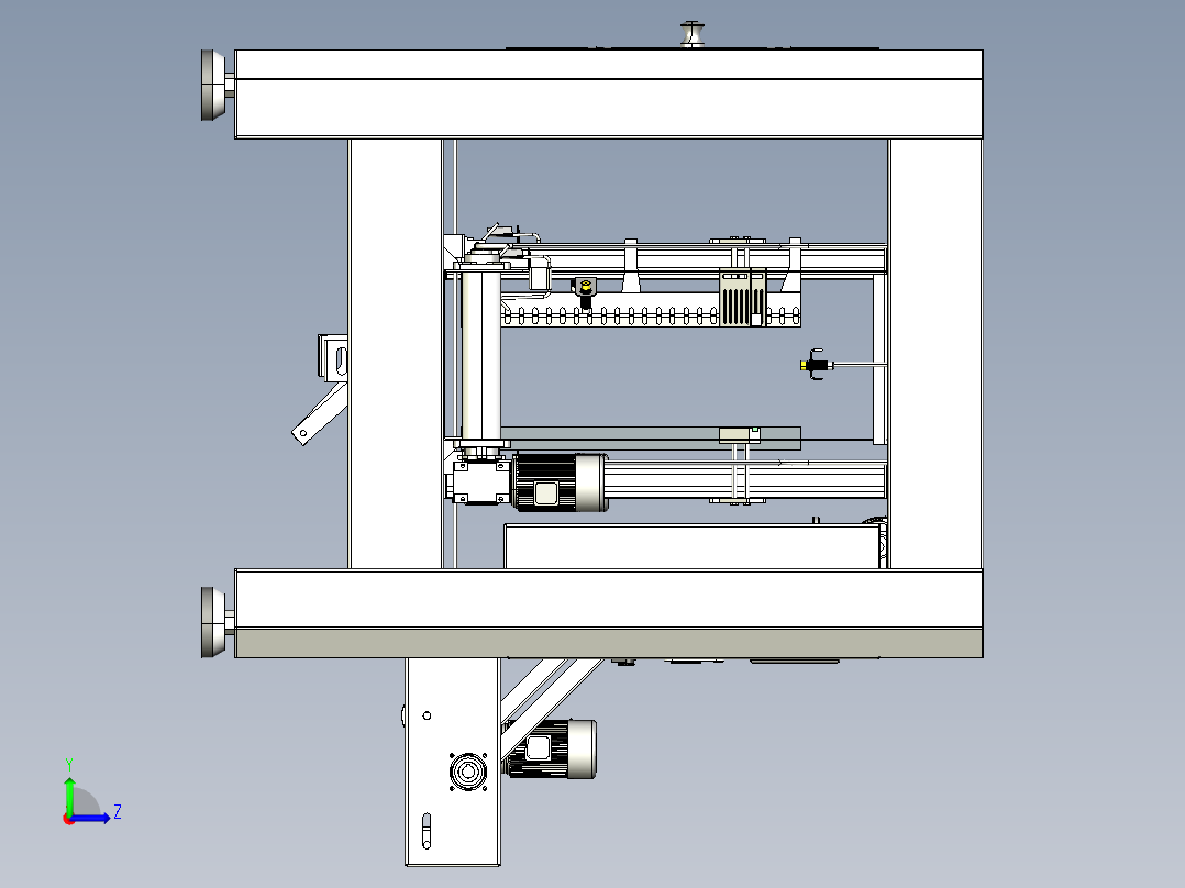桶装水全自动套袋机step左视图