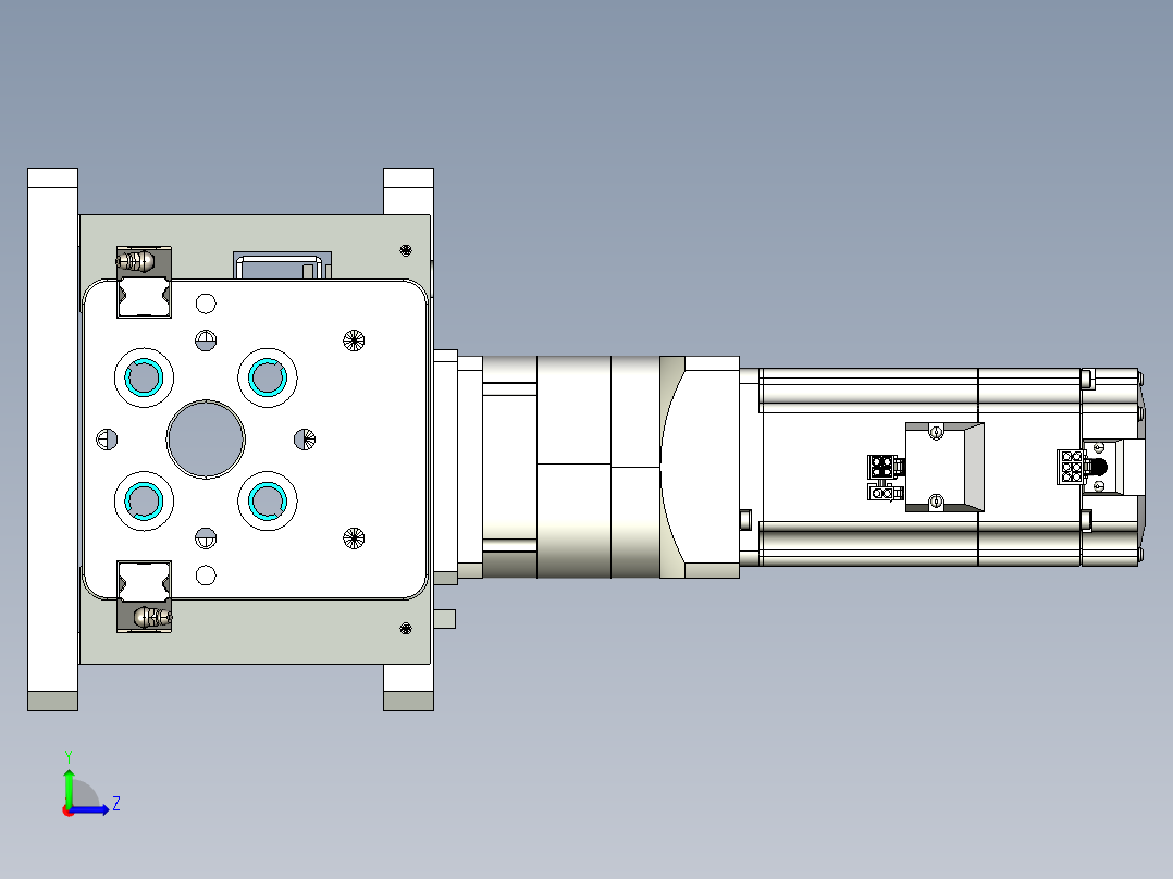 威洛博VG 系列模组VG10Z-L50π-S1440-BC-ZP75B-C3-K左视图