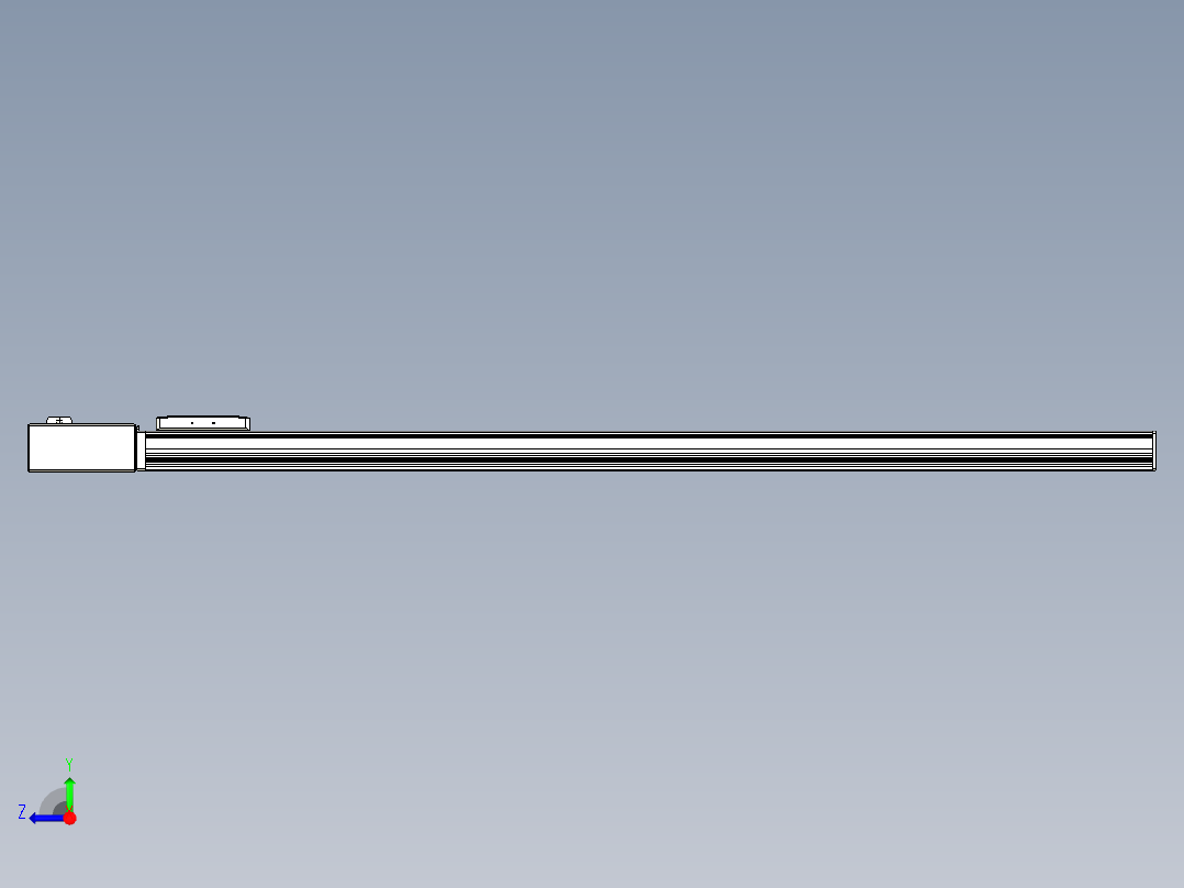 同步带全封闭直线模组TPA-HCB-105D-90-L1200-MR-C-P20-N3右视图
