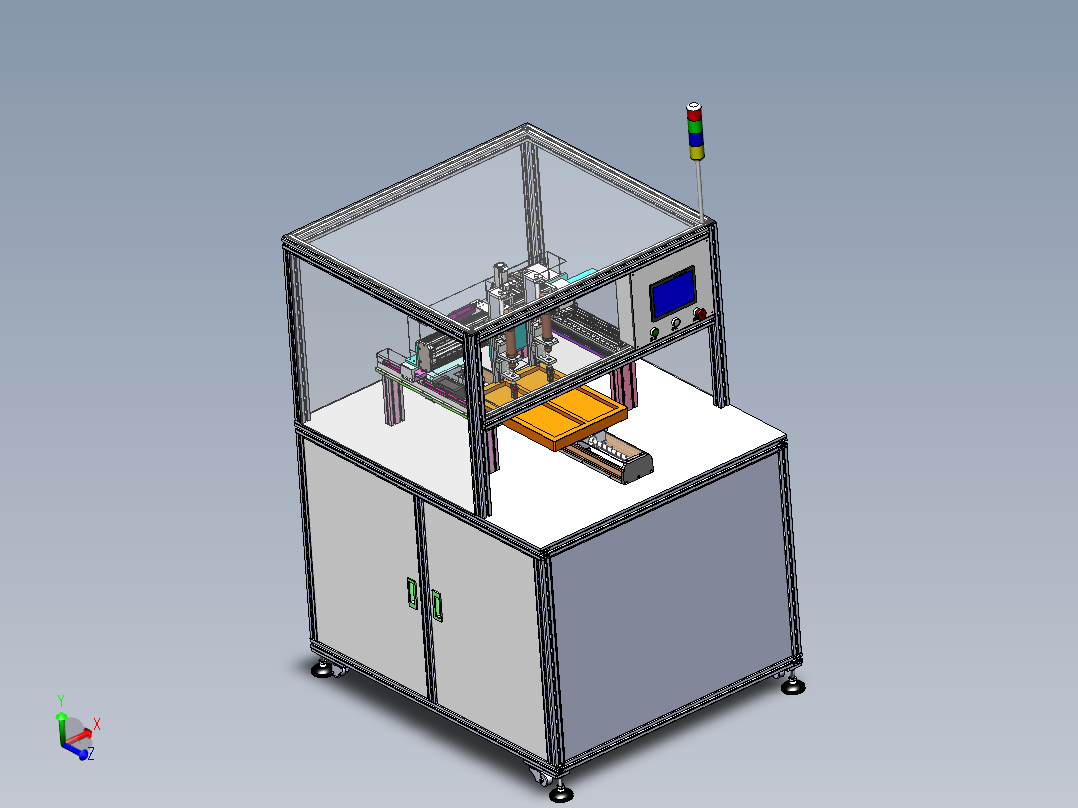 自动锁螺丝机主视图