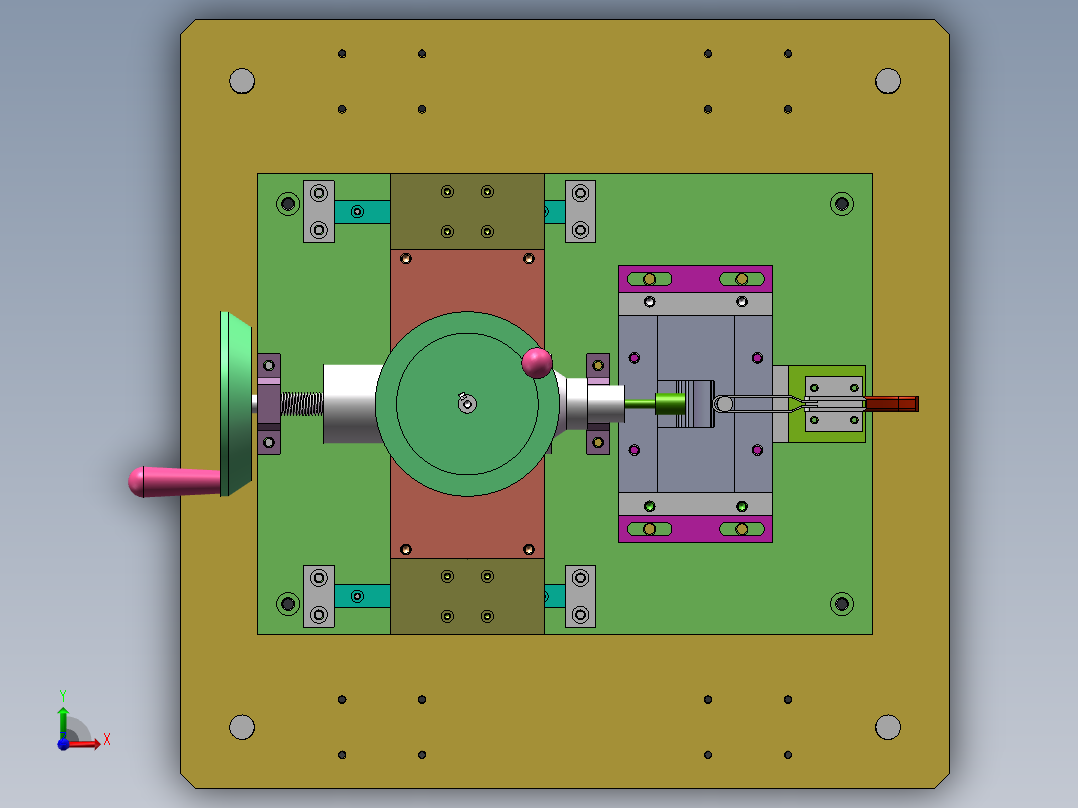 电动打磨机sw14可编辑前视图