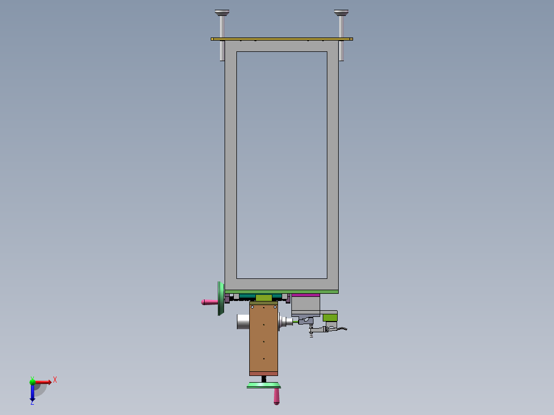 电动打磨机sw14可编辑俯视图