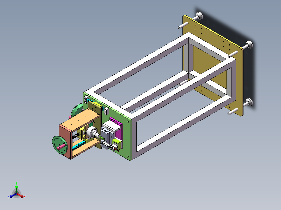 电动打磨机sw14可编辑正等轴测图