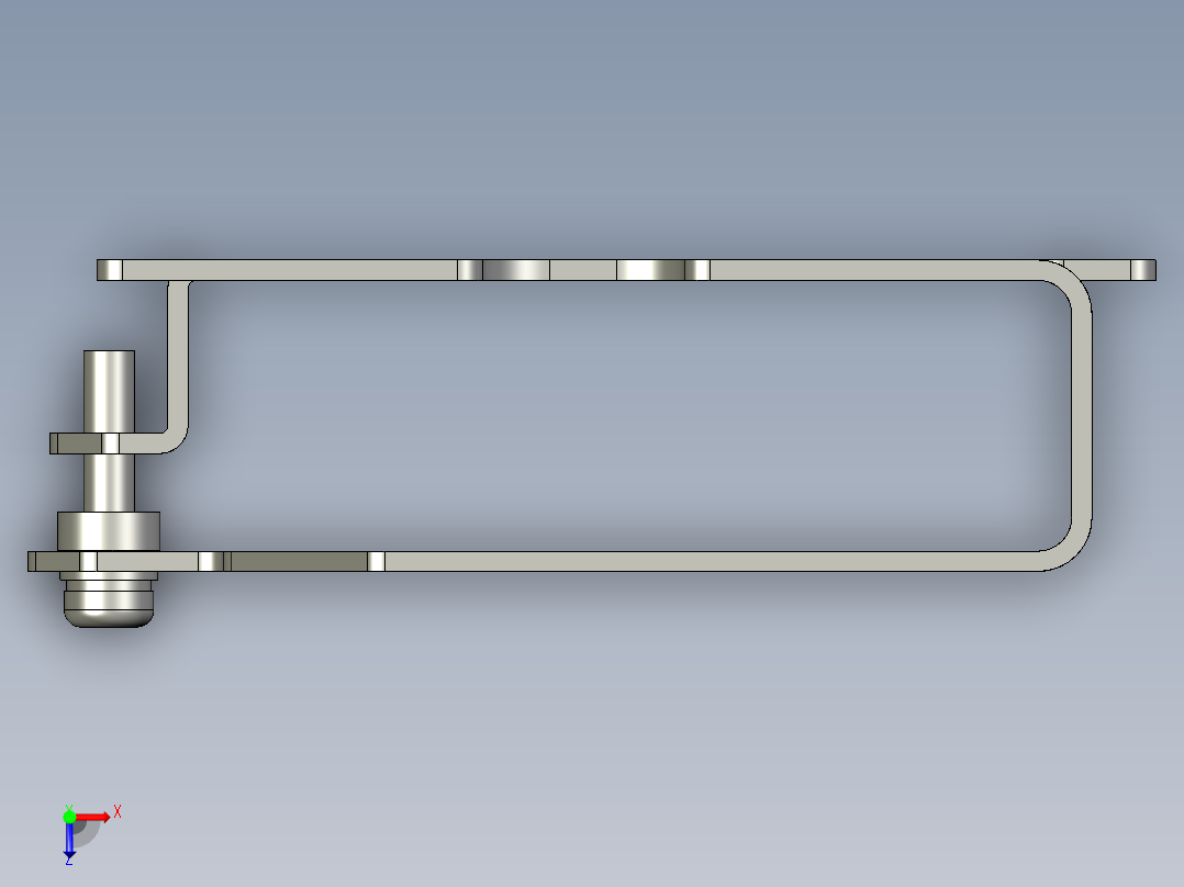 基恩士LV-B302_kc图纸模型俯视图