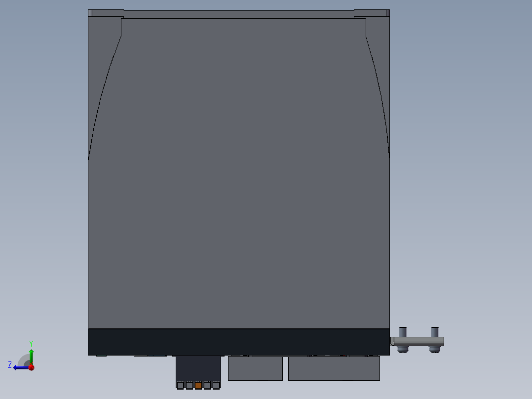 6SL3210-5FB10-8UA0伺服驱动器(西门子低惯量0.75KW)670467===10右视图