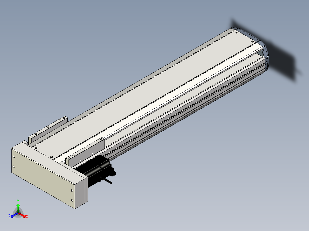 Toyo东佑达直线模组-ETH17-650-BL-M40主视图