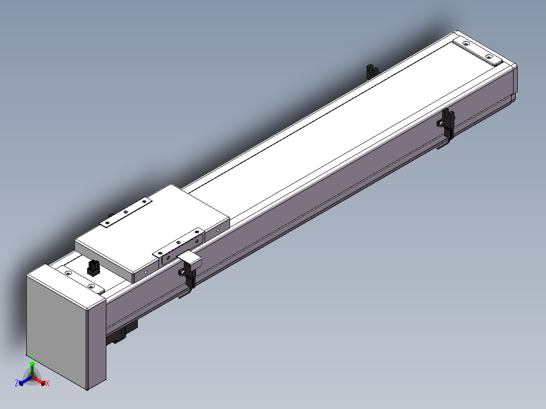 精密模组MC100-L05-450-BM-M10-C4正等轴测图