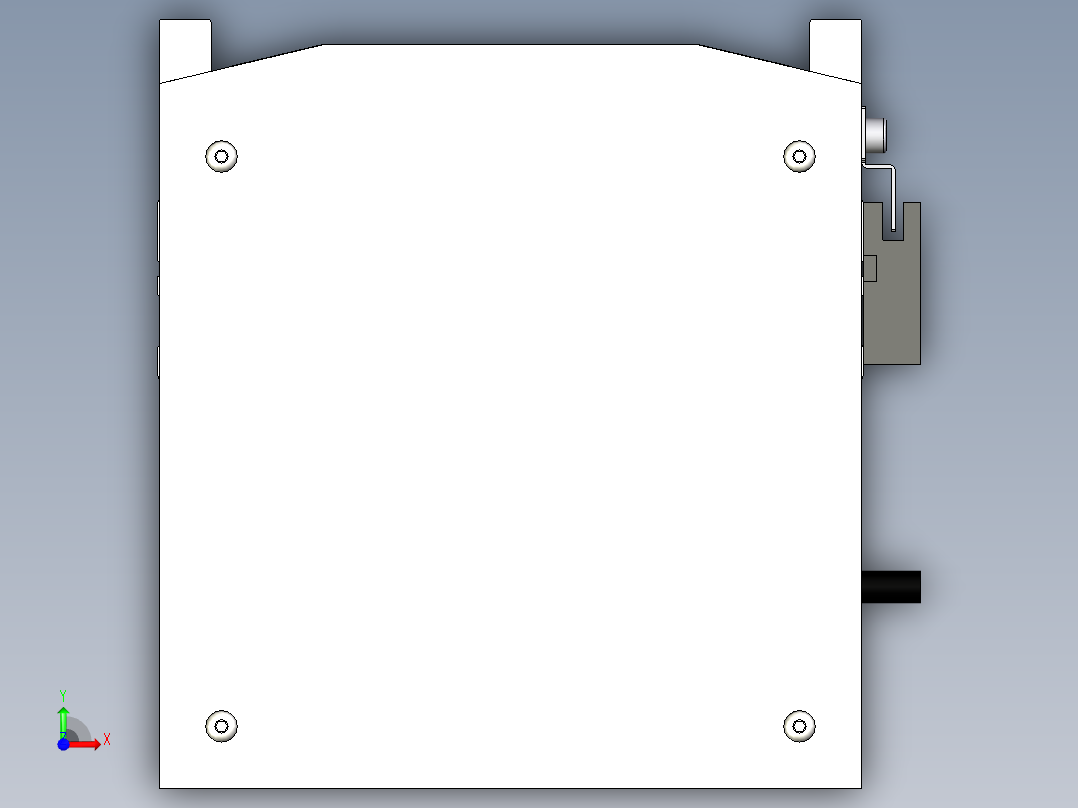 Toyo东佑达直线模组-ETH17-900-BM-M75前视图