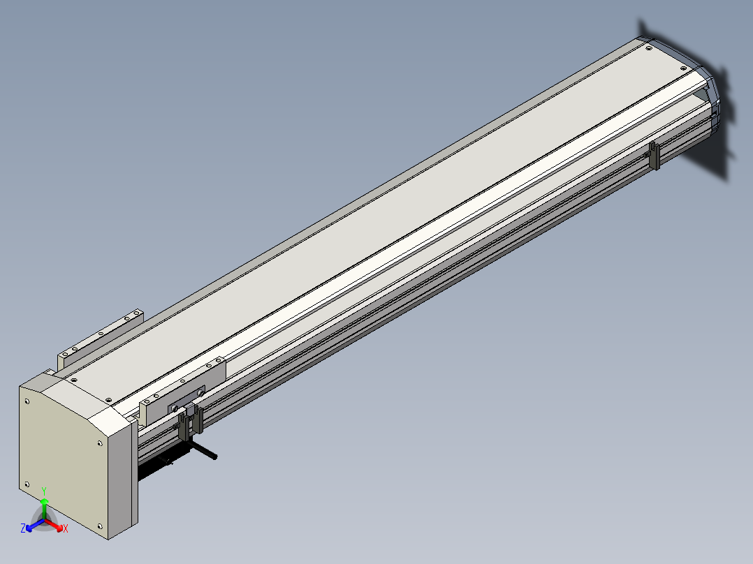 Toyo东佑达直线模组-ETH17-900-BM-M75正等轴测图