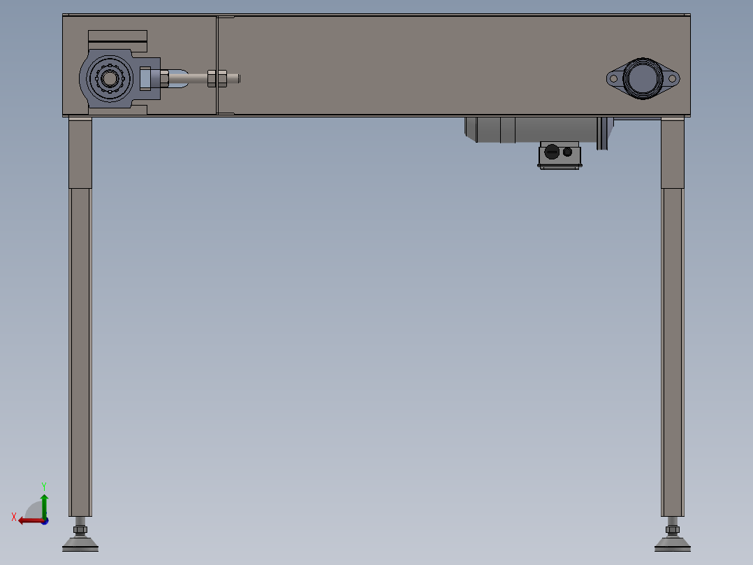 皮带输送机3后视图
