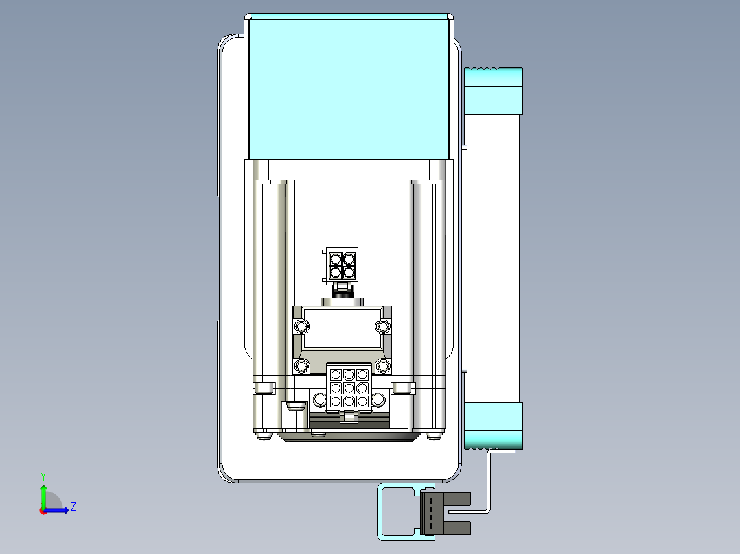 威洛博VBC同步带传动一无尘环境VBC14-L45-S2550-BR-ZP40-C3左视图