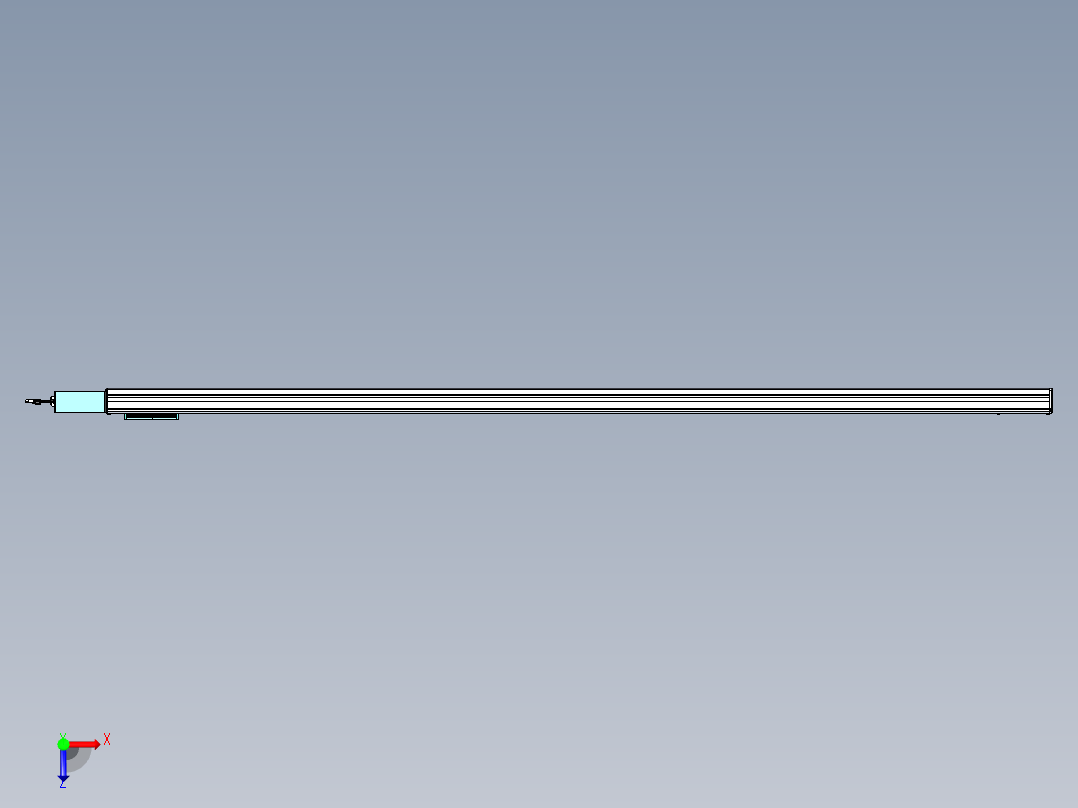 威洛博VBC同步带传动一无尘环境VBC14-L45-S2550-BR-ZP40-C3俯视图