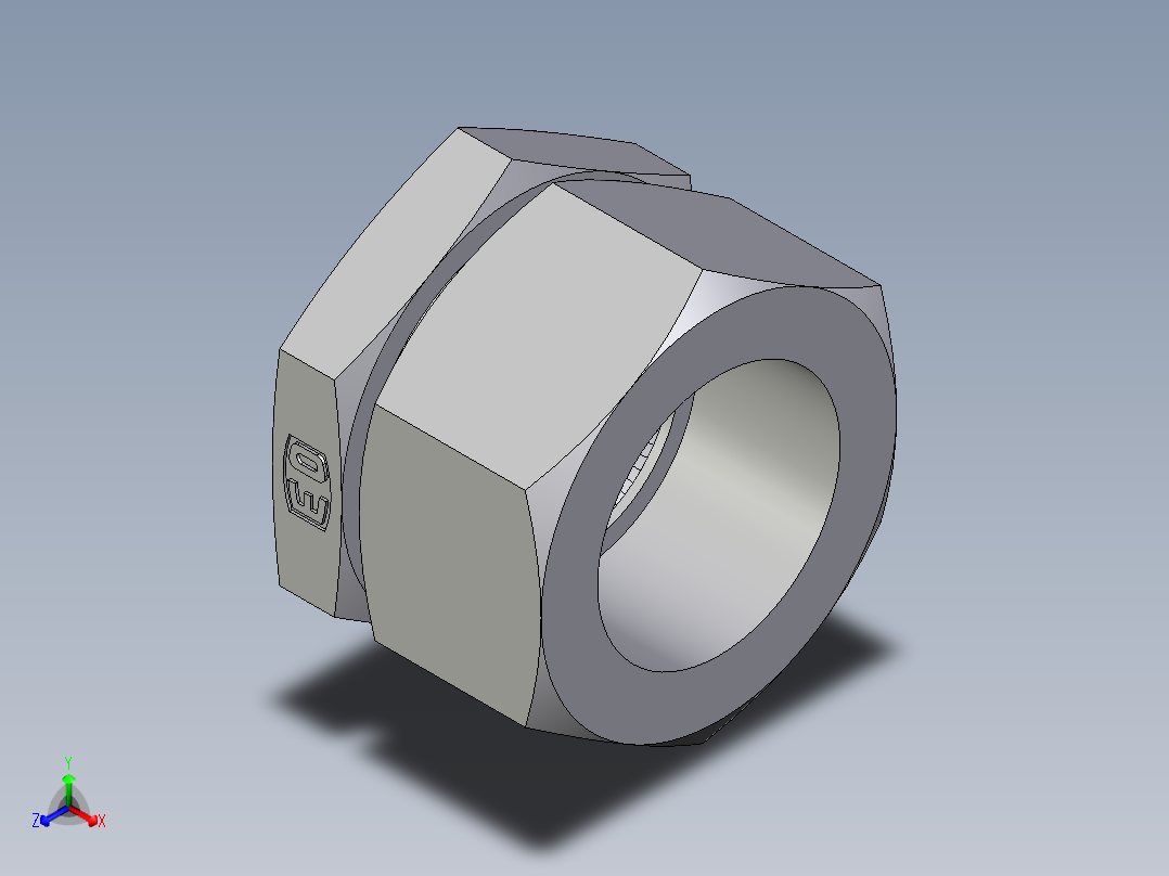 卡套式工业通用硬管接头EO_Blanking_plug_for_tube_ends_ROV28ZLCF主视图