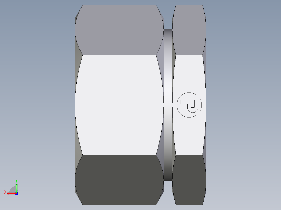 卡套式工业通用硬管接头EO_Blanking_plug_for_tube_ends_ROV28ZLCF后视图