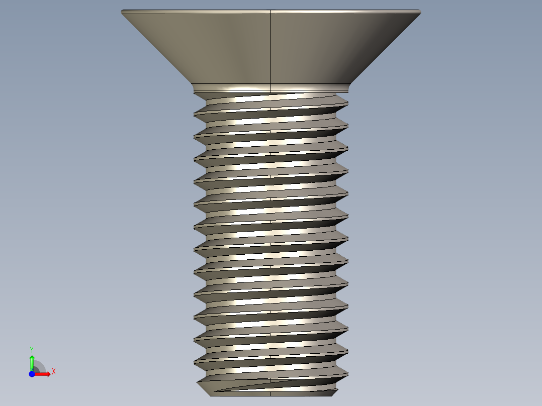 Screw_ISO_10642_M12x30_A2.STEP前视图