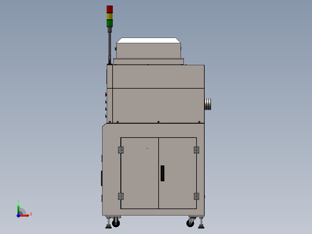 600离心清洗机sw13可编辑前视图