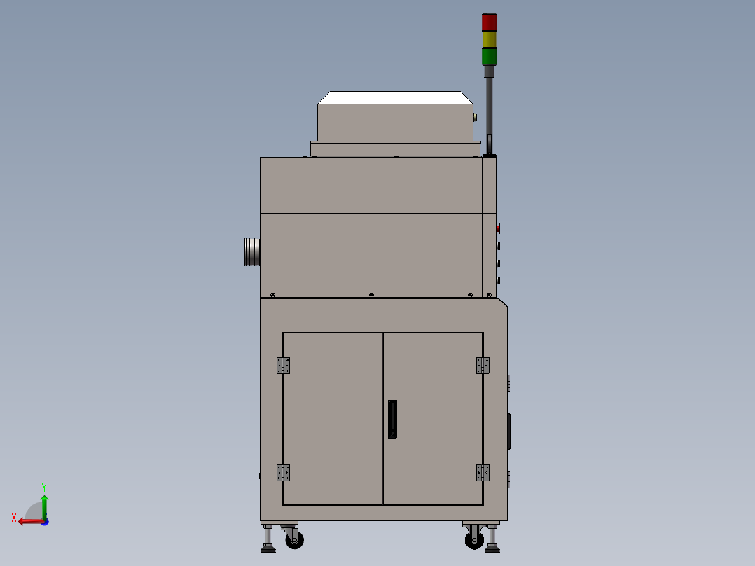 600离心清洗机sw13可编辑后视图