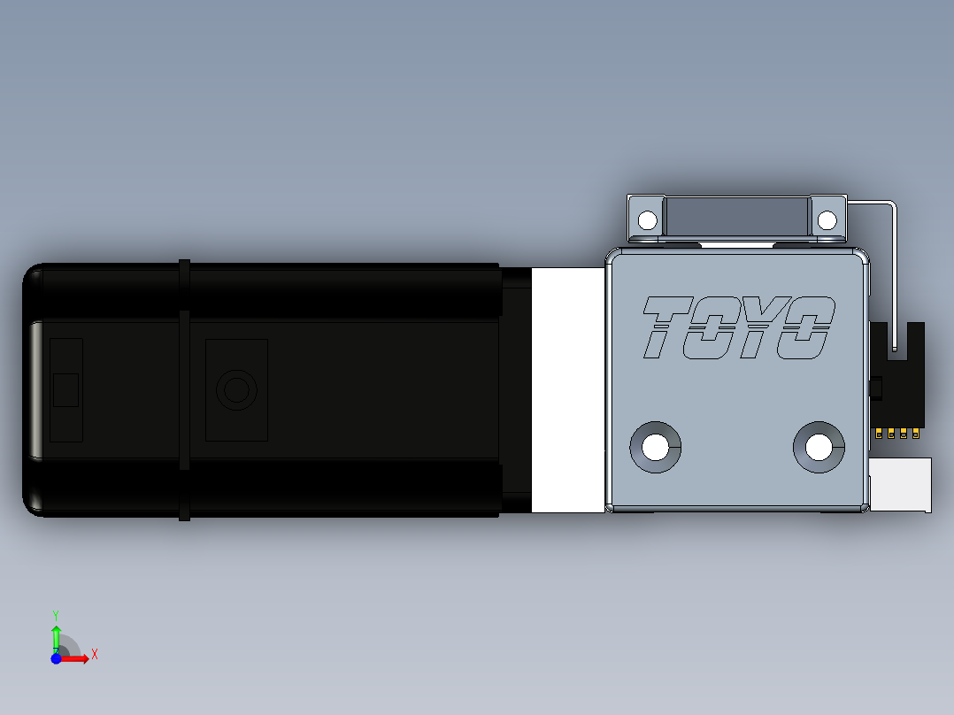 Toyo东佑达直线模组-M65-S-X130-1500-R-C4前视图