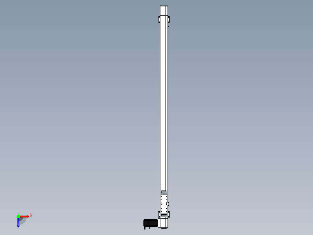 Toyo东佑达直线模组-M65-S-X130-1500-R-C4俯视图