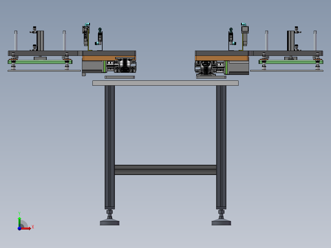 片状搬运机械手前视图