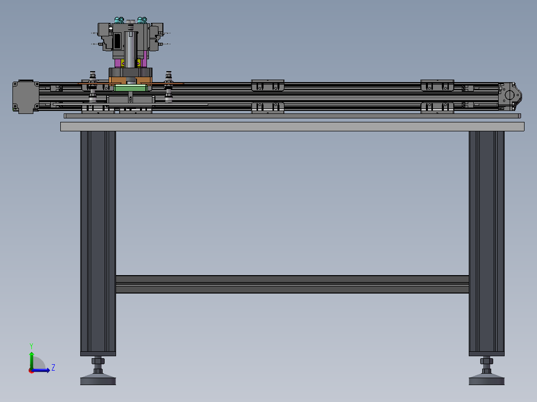 片状搬运机械手左视图